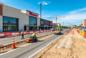 Infrastructure development around Boulevard Mall in Amherst