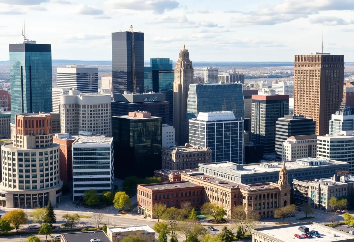 A cityscape of Buffalo, representing innovation and entrepreneurship.