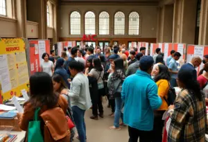 Community resource fair at City Hall in Buffalo, NY