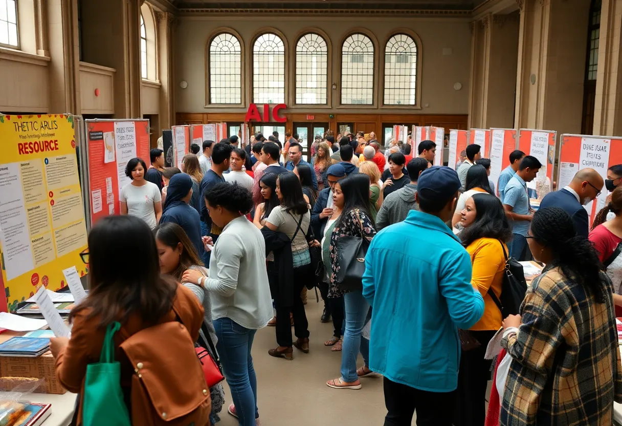 Community resource fair at City Hall in Buffalo, NY