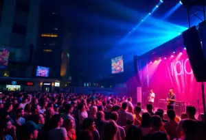 Audience enjoying live music at a concert in Buffalo, NY