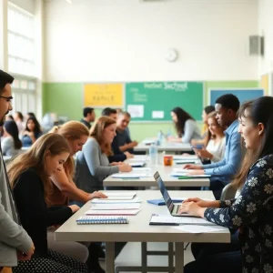 Hiring event for bus aides at Buffalo Public Schools