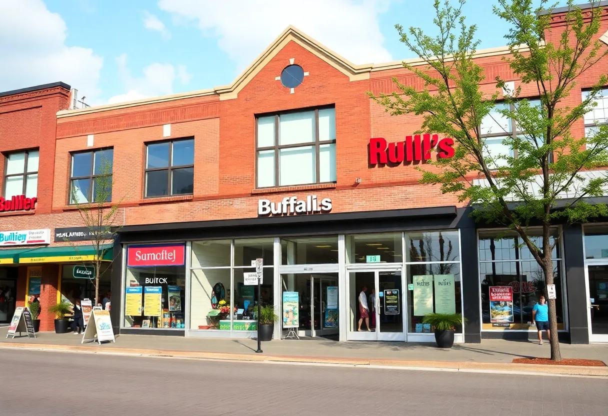 Retail property in Buffalo showcasing commercial growth.
