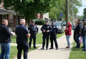 Community search for missing juveniles in Riverside Buffalo