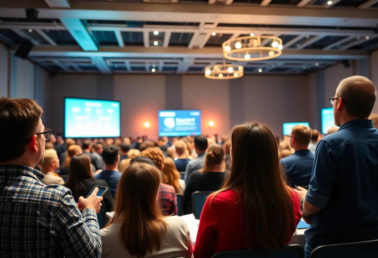 Entrepreneurs presenting innovative startup ideas at 43North finals week in Buffalo