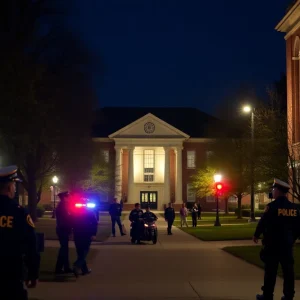 Emergency services responding to a shooting near Buffalo State University.