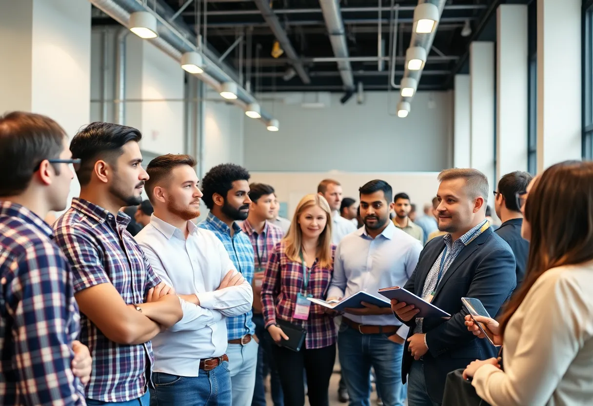 Startups receiving mentorship at Buffalo tech incubator