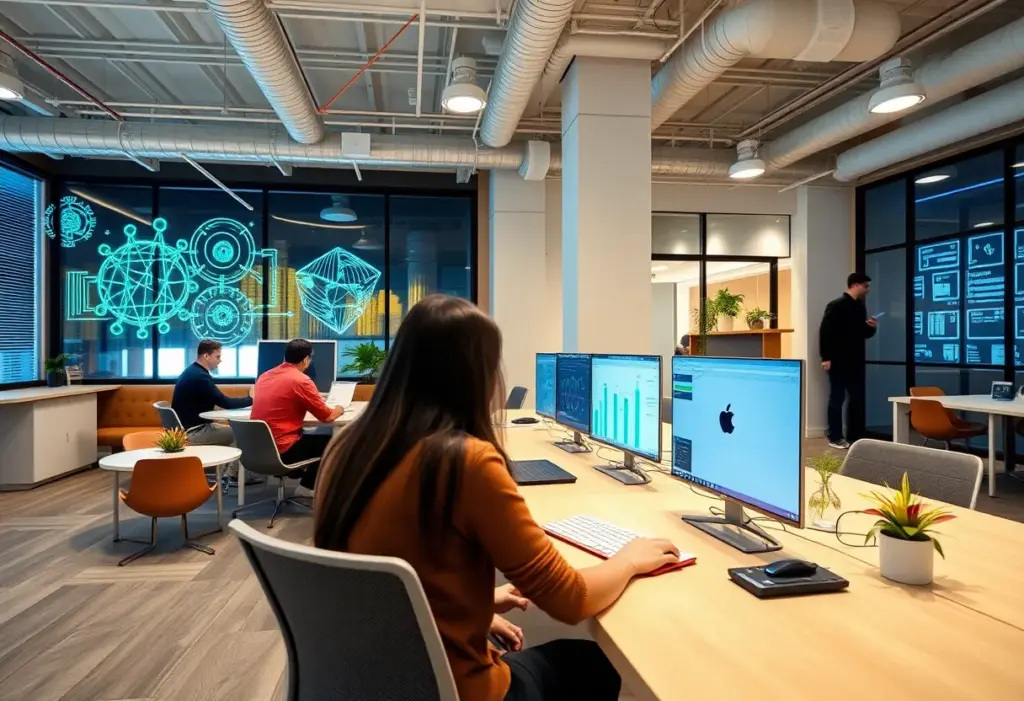 Opening of a technology incubator in Buffalo focused on AI and clean energy startups.