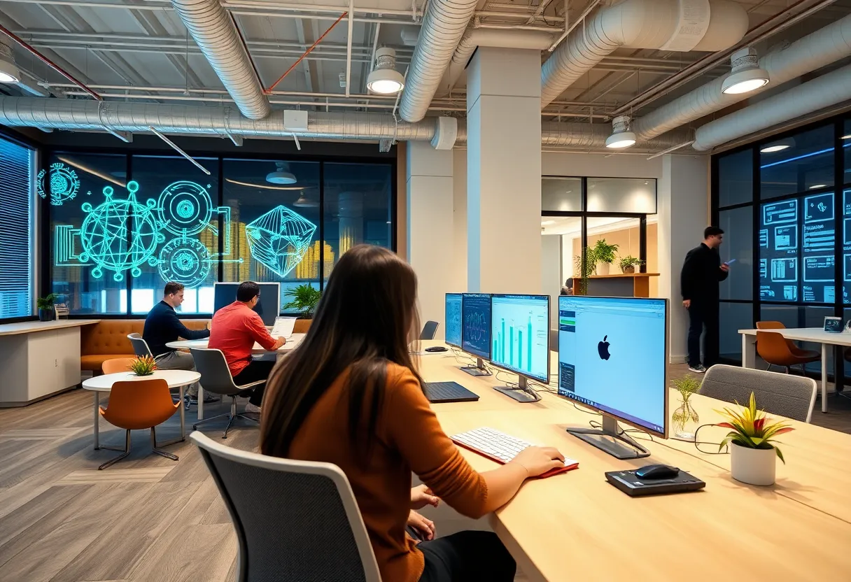 Opening of a technology incubator in Buffalo focused on AI and clean energy startups.