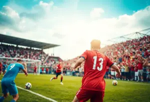 Canisius women's soccer team in action during a game against Niagara.