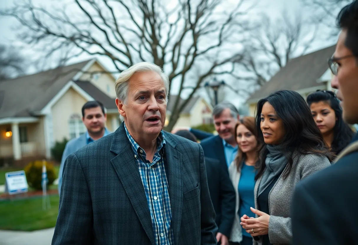 Legislator campaigning in Cheektowaga amid rising political tensions