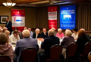 Community members at the Cheektowaga Republicans annual fall dinner
