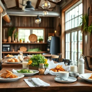 Farm-to-table dining experience at Cluck Cluck Moo Moo restaurant