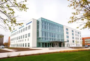 Medical school building at D'Youville University in Buffalo, NY