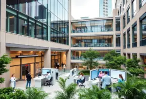 New medical school building at D'Youville University in Buffalo