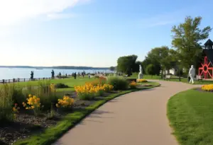 Artistic trails and lakeside views in East Aurora, NY