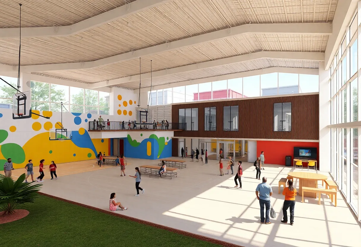 Concept design of the Fruit Belt Community Center in Buffalo, NY.