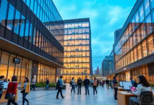 New Golisano Institute Campus in Buffalo showcasing modern architecture and technology.