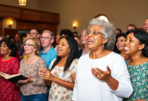 Taylor Brothers performing at Gospel Revival in Buffalo Church