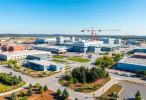 Visual representation of the new industrial park in Tonawanda under development