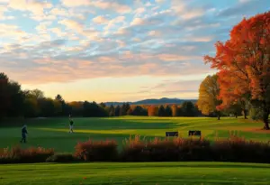 Niagara University golf team competing at Buffalo Invitational