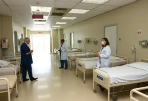 Rural hospital illustrating financial struggles due to Medicaid cuts