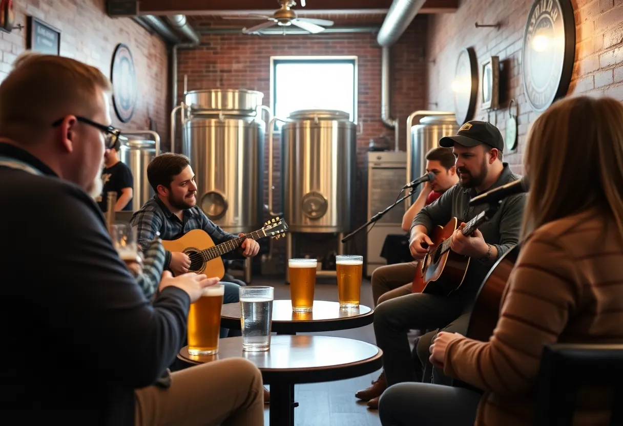 Tim Britt performing live at Buffalo Olde Brewery
