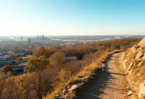 Scenic view of New York landscapes representing ultrarunning